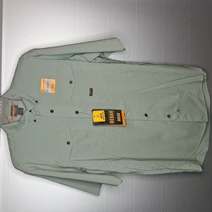 Ariat Rebar Men's Sand Green Short Sleeve Button Down